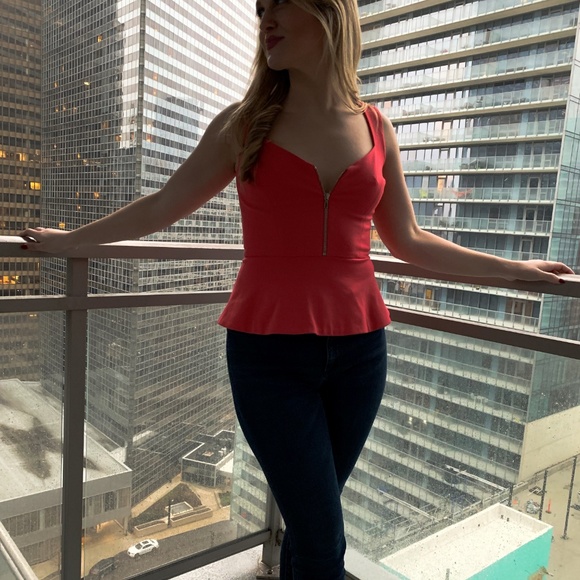 Erin Fetherston Front Zip Sweetheart Top - Picture 5 of 5